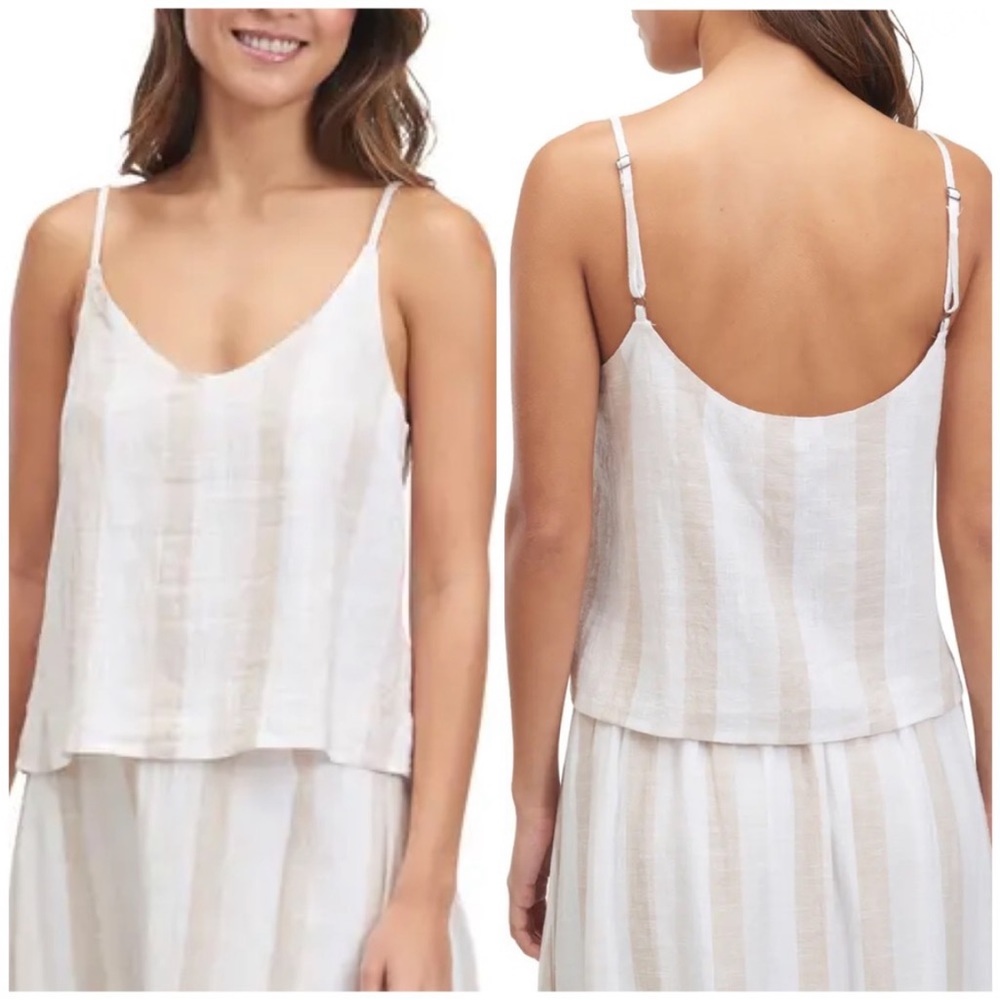 Splendid Sunset Stripe Tank Top